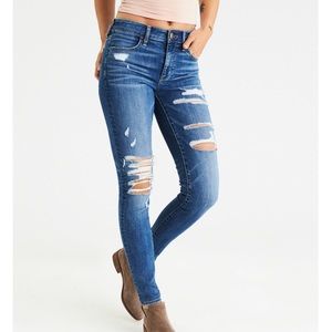 NWT AE Denim X High Waisted Jegging